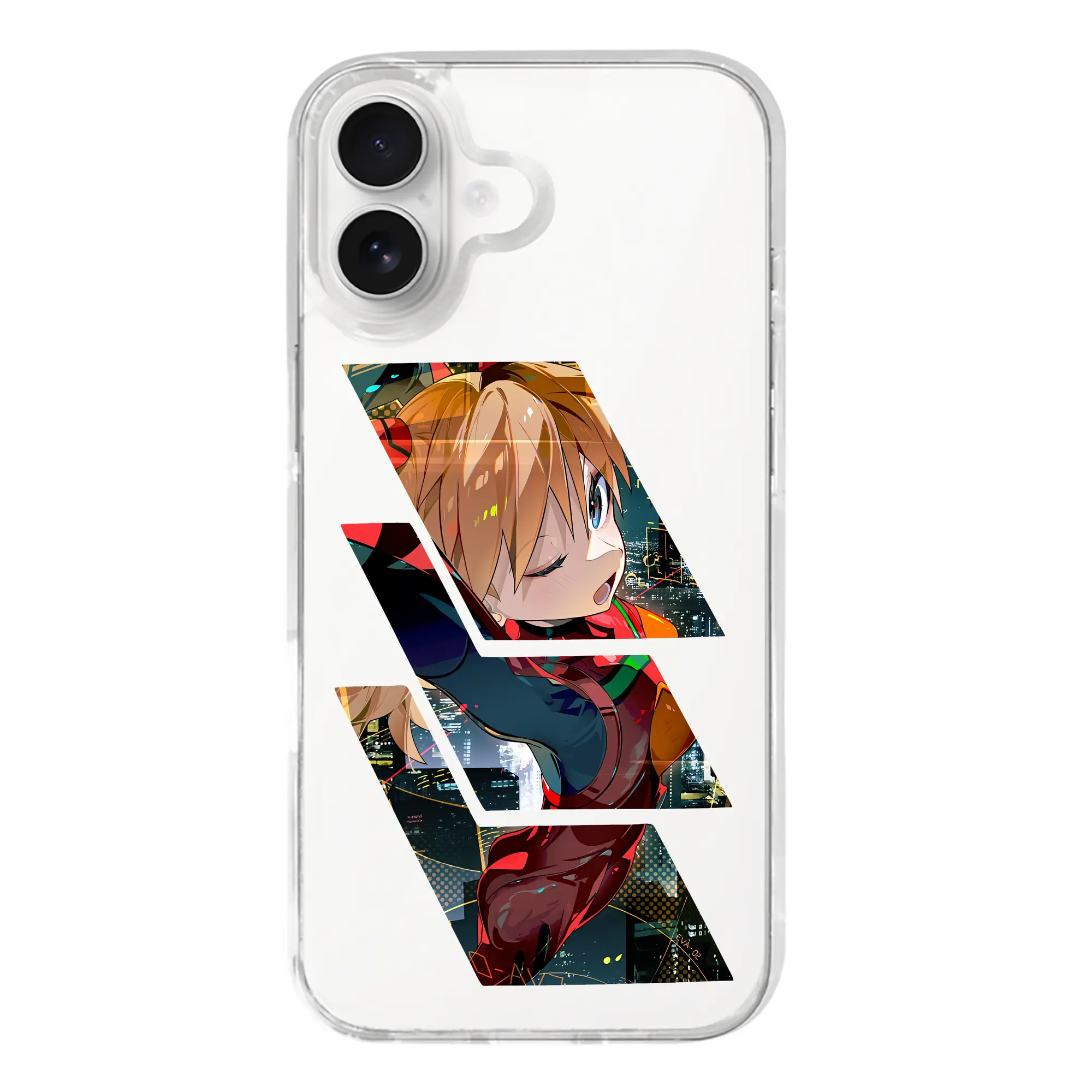 エヴァンゲリオン グッズ,アスカ·ラングレー - iPhone 17シリーズ 透明スマホケース – 薄型・耐衝撃・精密フィット保護カバー